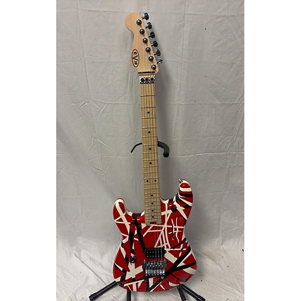 Used EVH Striped Series Left Handed Electric Guitar