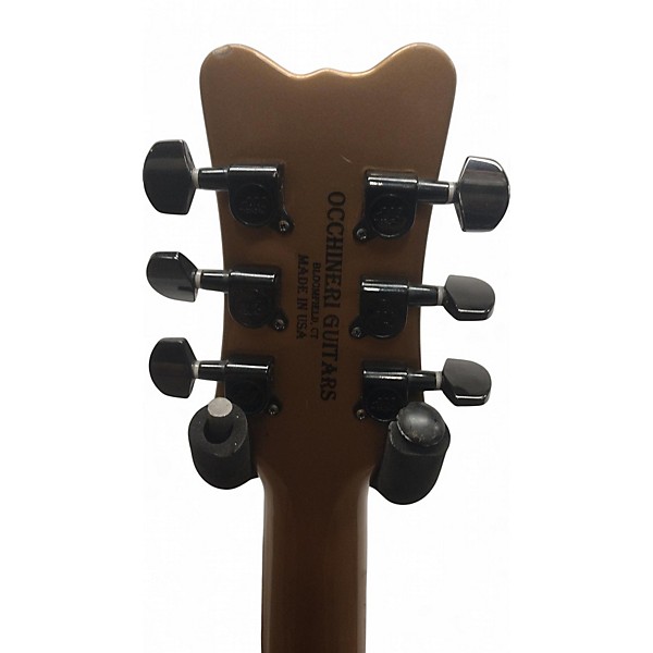 Used Occhineri Guitars Singel Cut USA Custom Two Tone Wood Solid Body Electric Guitar