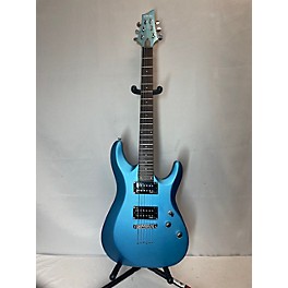 Used Schecter Guitar Research Used 2016 Schecter Guitar Research C6 DELUXE Metallic Blue Solid Body Electric Guitar