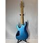 Used Schecter Guitar Research Used 2016 Schecter Guitar Research C6 DELUXE Metallic Blue Solid Body Electric Guitar