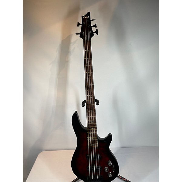 Used Schecter Guitar Research OMEN ELITE 5 STRING Electric Bass Guitar