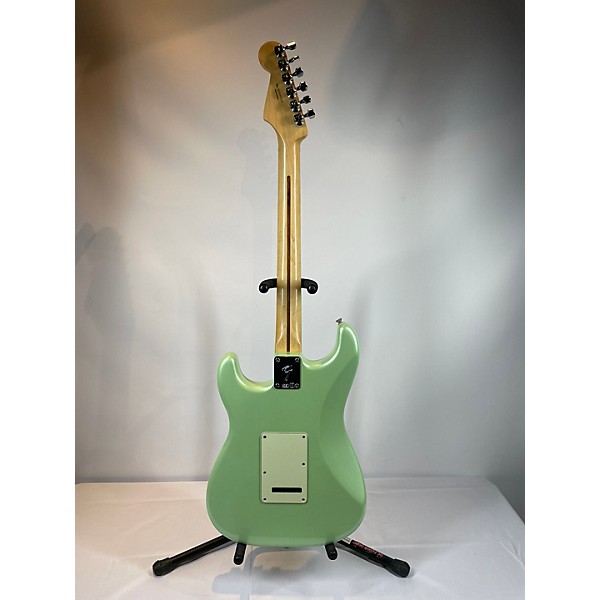 Used Fender Used Fender PLAYER STRATOCASTER WITH AFTERMARKET FLOYD ROSE TEAL Solid Body Electric Guitar