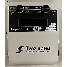 Used Two Notes Used Two Notes Torpedo CAB M+ Pedal