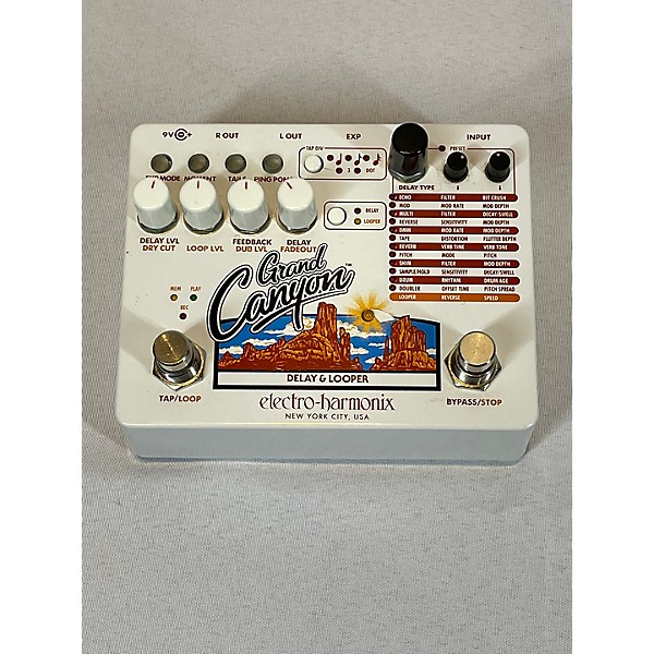 Used Electro-Harmonix Grand Canyon Delay And Looper Effect Pedal