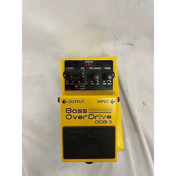 Used BOSS ODB3 Bass Overdrive Bass Effect Pedal