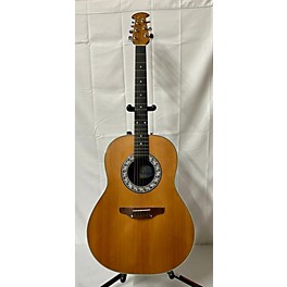 Used Ovation Used 1980 Ovation 1111 Natural Acoustic Electric Guitar