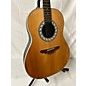 Used Ovation Used 1980 Ovation 1111 Natural Acoustic Electric Guitar