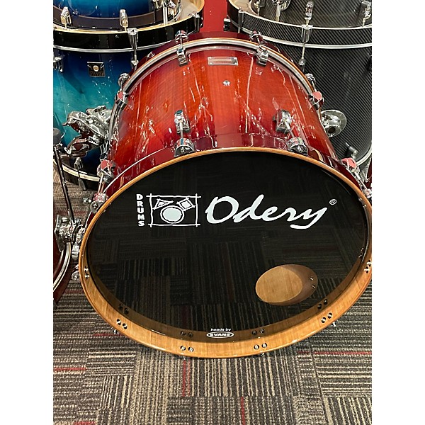 Used Used Odery Drums 5 piece Eydentity Series Nyatoh Black To Natural Burst Drum Kit