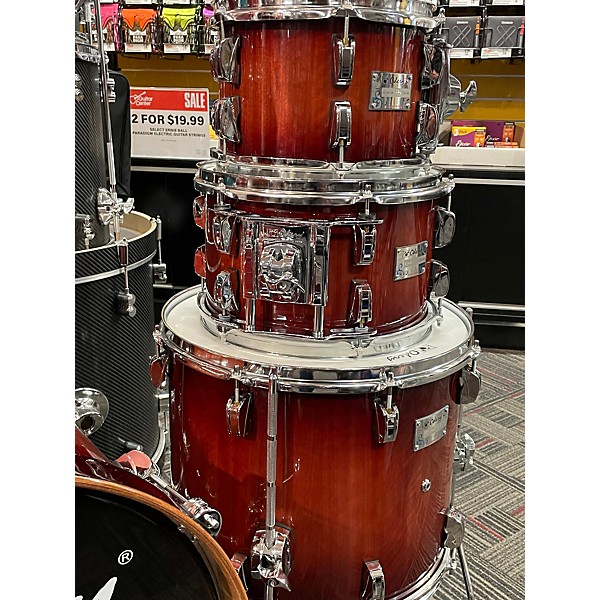 Used Used Odery Drums 5 piece Eydentity Series Nyatoh Black To Natural Burst Drum Kit