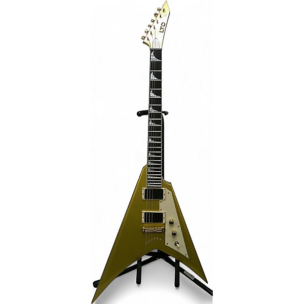 Used ESP LTD KHV Aztec Gold Solid Body Electric Guitar