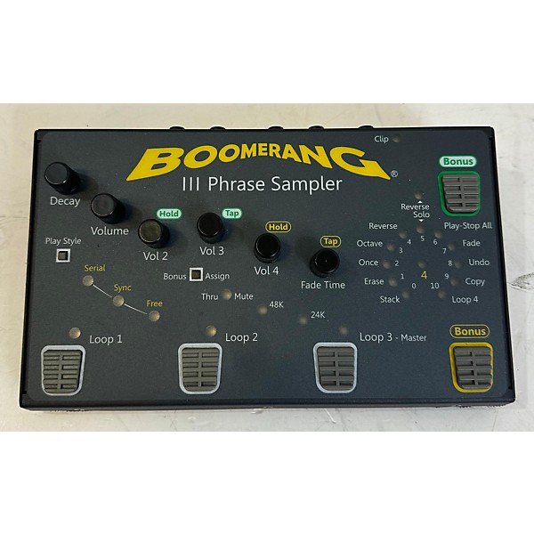 Used Boomerang III Phrase Sampler Pedal