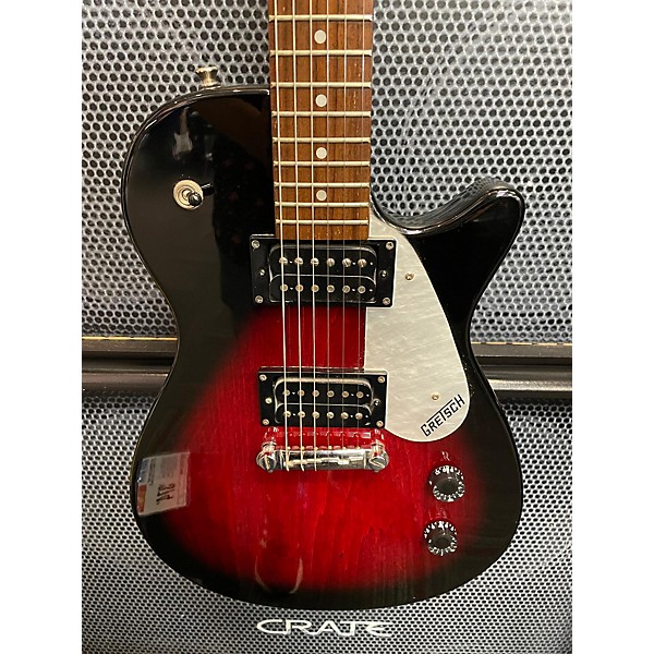 Used Gretsch Guitars Used Gretsch Guitars G2305 Electromatic Junior Jet Red Burst Solid Body Electric Guitar