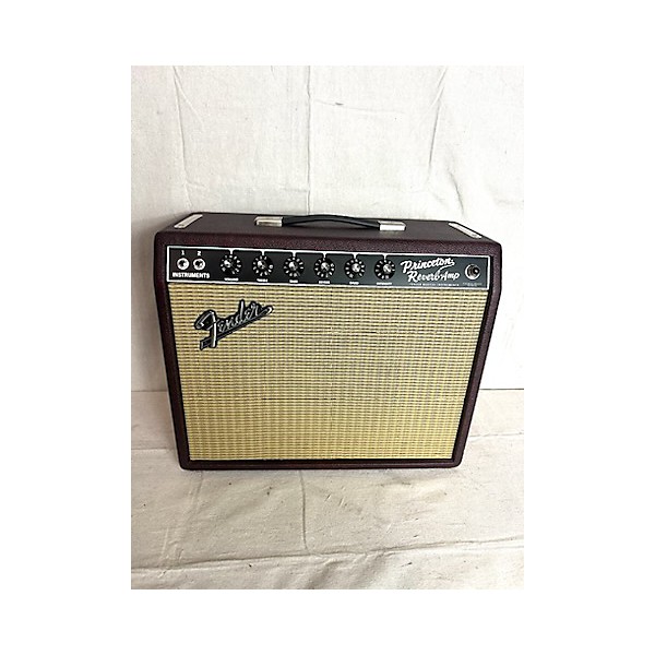 Used Fender 2024 1965 Princeton Reverb 15W 1x10 Tube Guitar Combo Amp