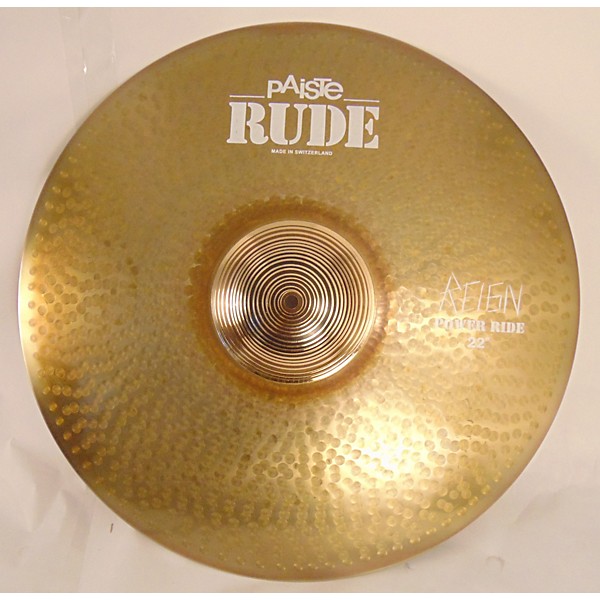 Used Paiste 22in Rude Reign Power Ride Cymbal