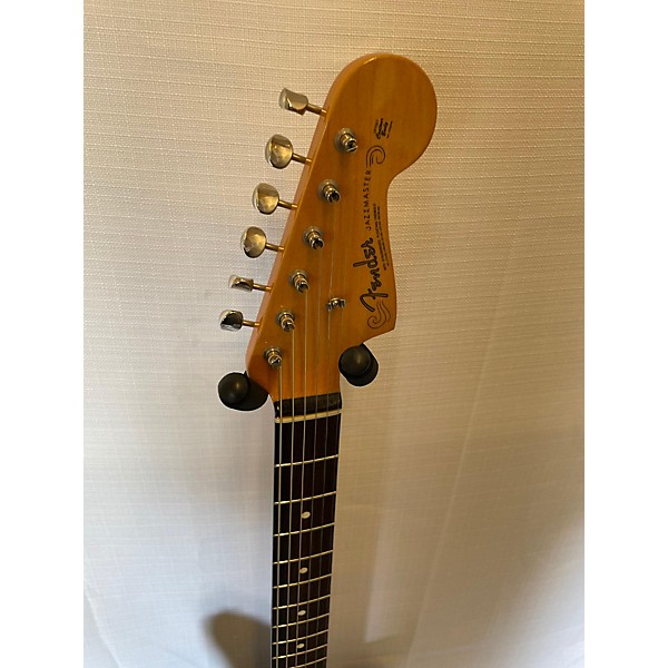 Used Fender Used 2006 Fender 1962 American Vintage Reissue Jazzmaster Black Solid Body Electric Guitar