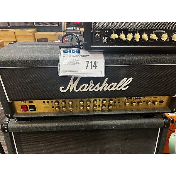 Used Marshall TSL100 JCM2000 Triple Super Lead Tube Guitar Amp Head