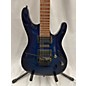 Used Ibanez Used Ibanez S670QM Blue Solid Body Electric Guitar