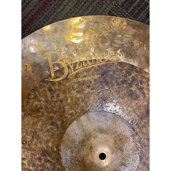 Used MEINL 22in Byzance Dual Crash-Ride Cymbal