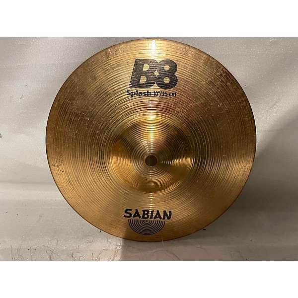 Used SABIAN Used SABIAN 10in B8 Splash Cymbal