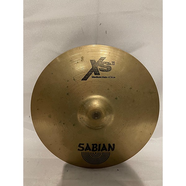 Used SABIAN Used SABIAN 14in XS20 Medium Hi Hat Top Cymbal