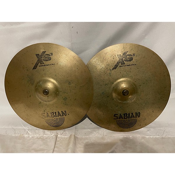 Used SABIAN Used SABIAN 14in XS20 Medium Hi Hat Pair Cymbal