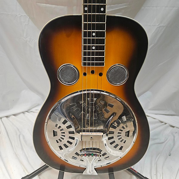 Used Morgan Monroe Used Morgan Monroe Six String Resonator 2 Tone Sunburst Acoustic Guitar