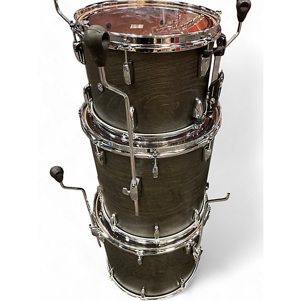 Used Pearl 4 piece Session Studio Select Black Satin Ash Drum Kit