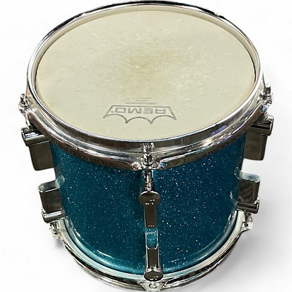 Used Sonor 4 Piece aq2 martini kit teal sparkle Drum Kit