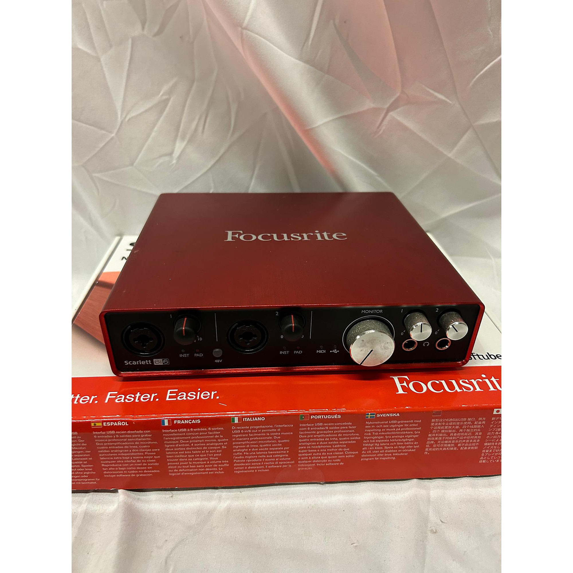 Focusrite Scarlett 6i6 2nd hotsell Gen USB Audio Interface