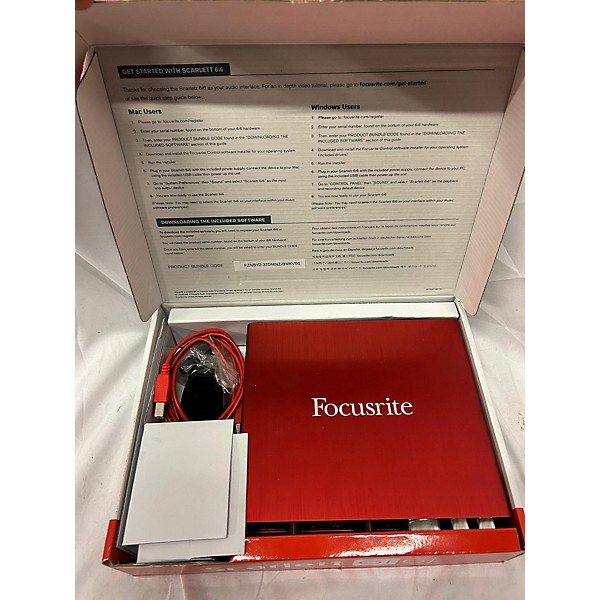 Used Focusrite Scarlett 6i6 Gen 2 Audio Interface