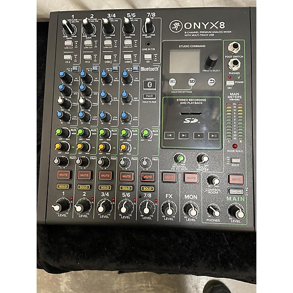 Used Mackie ONYX 8 Powered Mixer