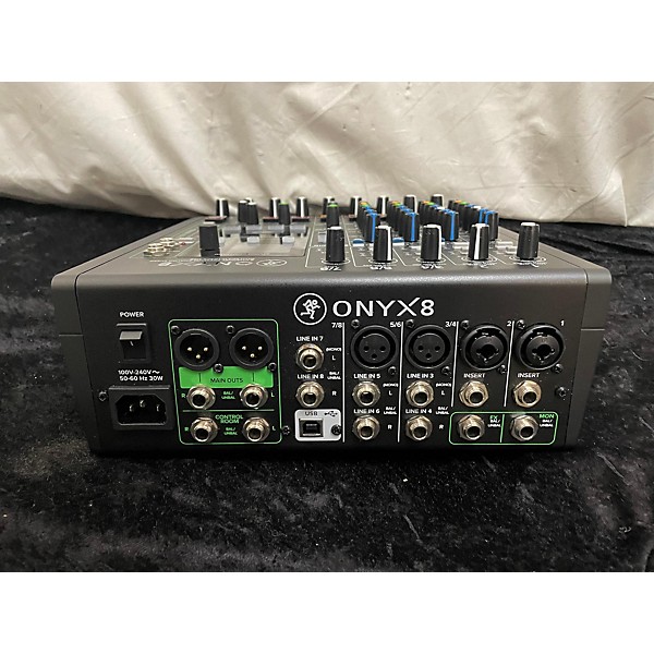 Used Mackie ONYX 8 Powered Mixer