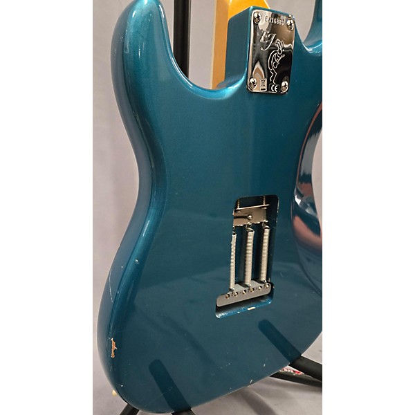 Used Fender Used Fender Eric Johnson Stratocaster Lucerne Aqua Firemist Solid Body Electric Guitar