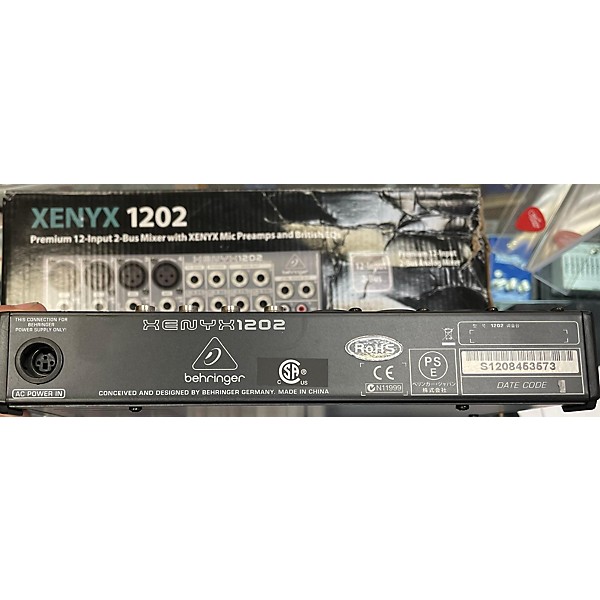 Used Behringer Xenyx 1202 Unpowered Mixer