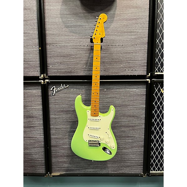 Used Fender Custom Shop Used 2012 Fender Custom Shop 1957 Stratocaster Closet Classic Seafoam Green Solid Body Electric Gu...