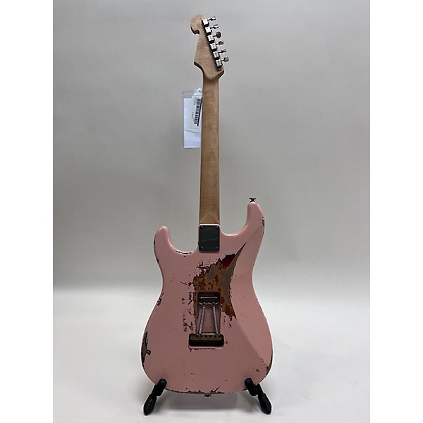 Used Used Luxxtone Choppa S Shell Pink Relic Solid Body Electric Guitar