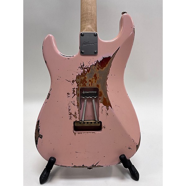 Used Used Luxxtone Choppa S Shell Pink Relic Solid Body Electric Guitar