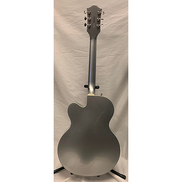 Used Gretsch Guitars Used Gretsch Guitars G5420T Electromatic Metallic Silver Hollow Body Electric Guitar