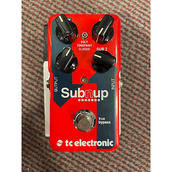 Used TC Electronic Sub N Up Octaver Effect Pedal