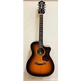 Used Guild Used Guild OM140ce Vintage Sunburst Acoustic Electric Guitar