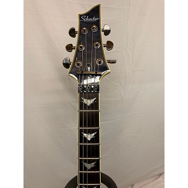 Used Schecter Guitar Research Used Schecter Guitar Research Omen Extreme 6 Floyd Rose Trans Black Solid Body Electric Guitar