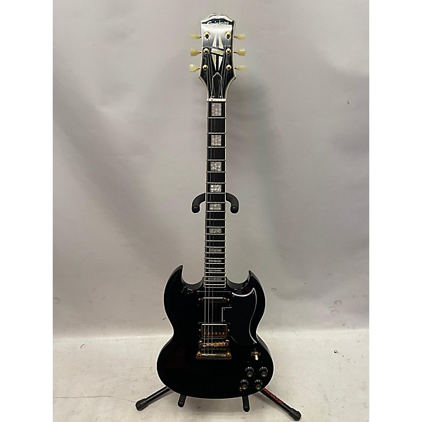 Used Epiphone Used Epiphone SG Custom Ebony Solid Body Electric Guitar