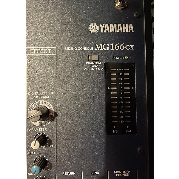 Used Yamaha MG166CX Unpowered Mixer