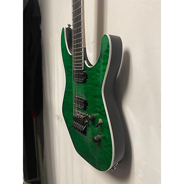 Used Jackson Used Jackson SL2Q Pro Series Soloist Trans Green Solid Body Electric Guitar