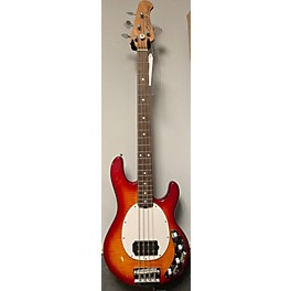 Used Sterling by Music Man Used Sterling By Music Man Ray34 Flame Maple Heritage Cherry Sunburst Electric Bass Guitar