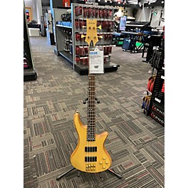 Used Schecter Guitar Research Used Schecter Guitar Research Stiletto Custom 4 String Natural Satin Electric Bass Guitar