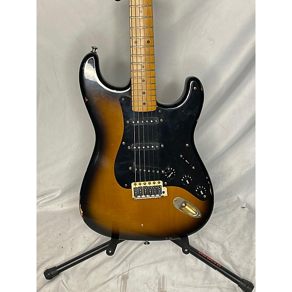 Used Fender Used Fender Stratocaster 50th Anniversary Japan 2 Color Sunburst Solid Body Electric Guitar