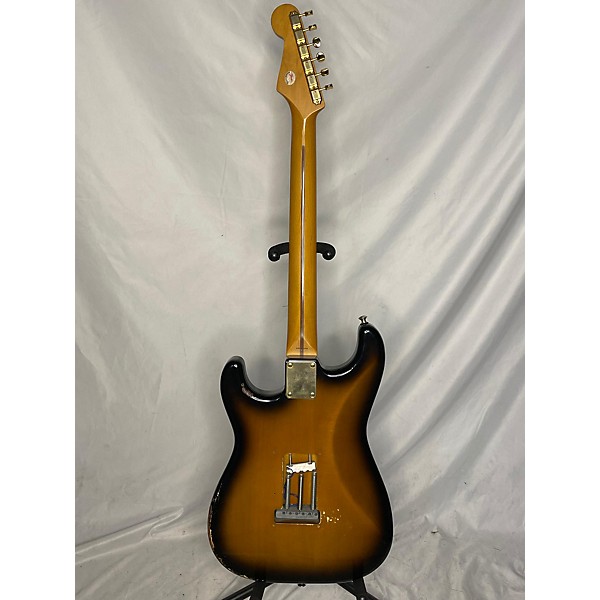 Used Fender Used Fender Stratocaster 50th Anniversary Japan 2 Color Sunburst Solid Body Electric Guitar