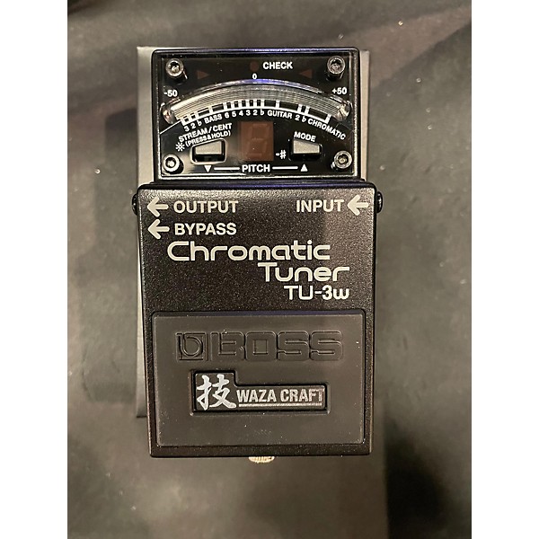 Used BOSS TU3W Waza Craft Chromatic Tuner Pedal