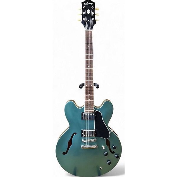 Used Epiphone ES335 Hollow Body Electric Guitar Mint Green Guitar Center